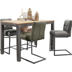 Barkruk Oro Microleder groen