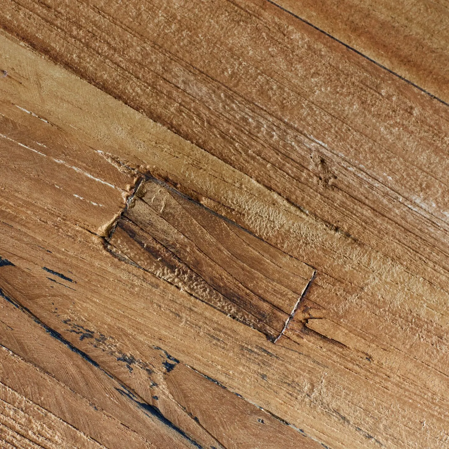 Bartafel Romaro 130x80 cm rechthoekig teak mix rough