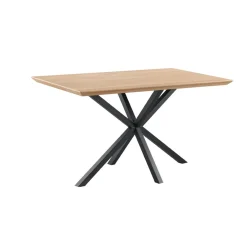Bartafel Tavolo 160x90 rechthoek eiken naturel grijs matrixpoot