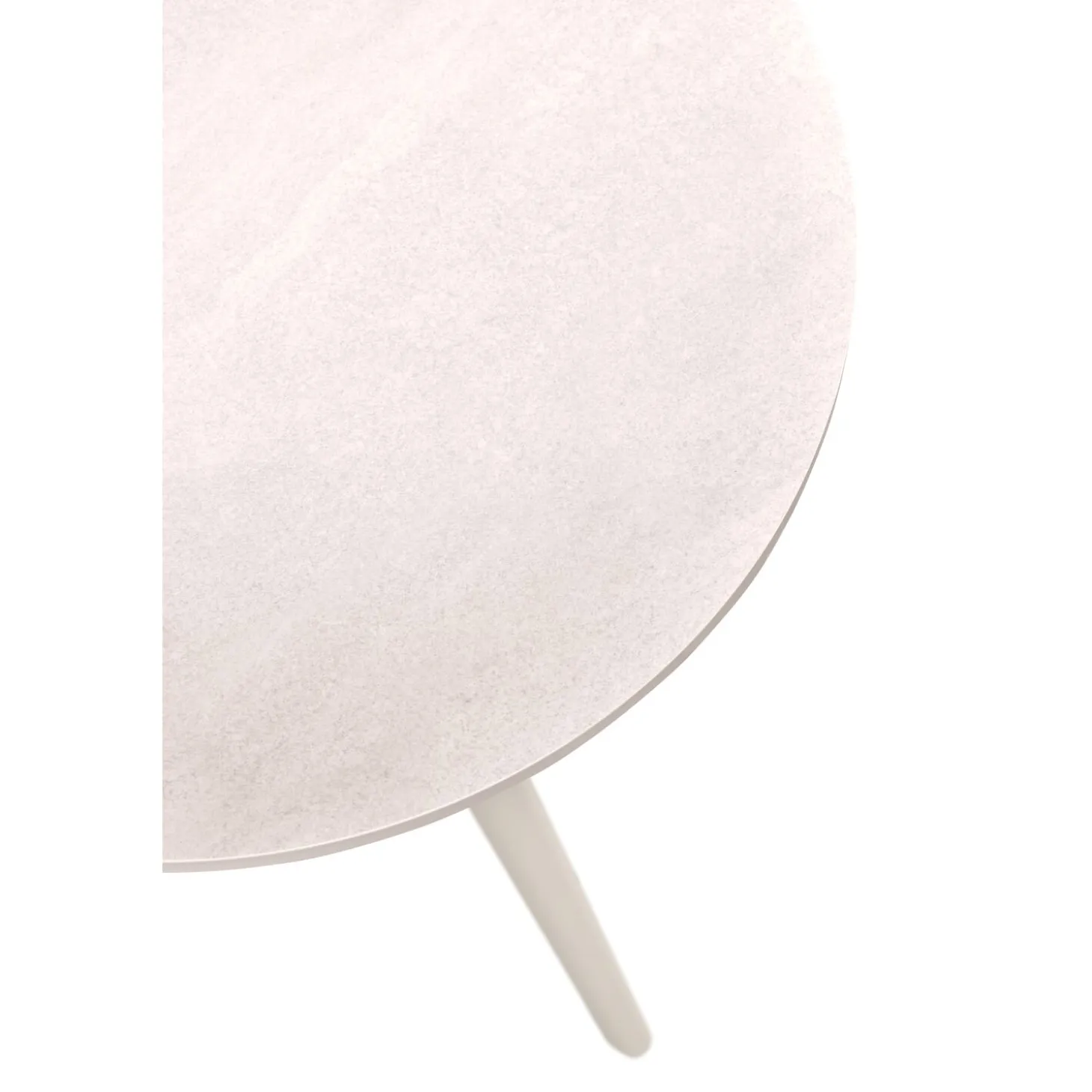 Bijzettafel Cercio Keramiek 60 cm rond wit