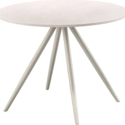 Bijzettafel Cercio Keramiek 60 cm rond wit