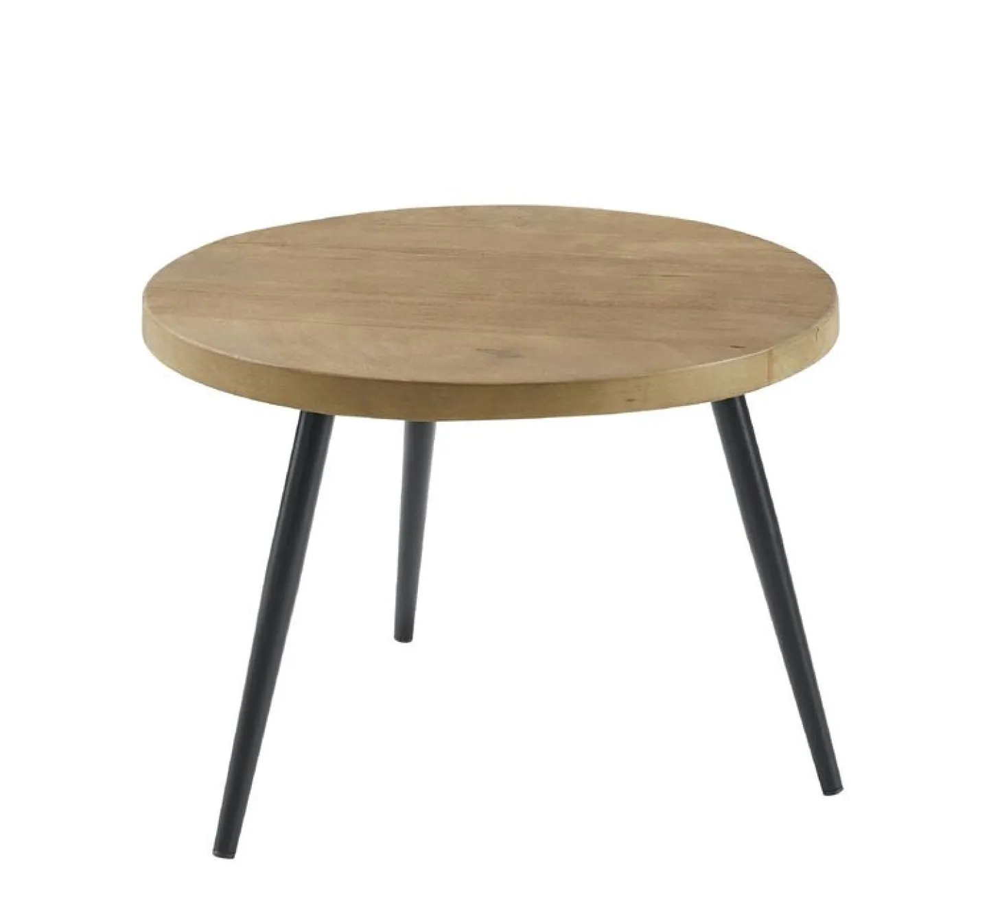 Bijzettafel Fidanza Rond 50 mango naturel