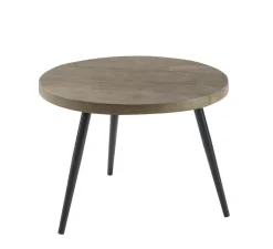 Bijzettafel Fidanza Rond 50 mango grijs