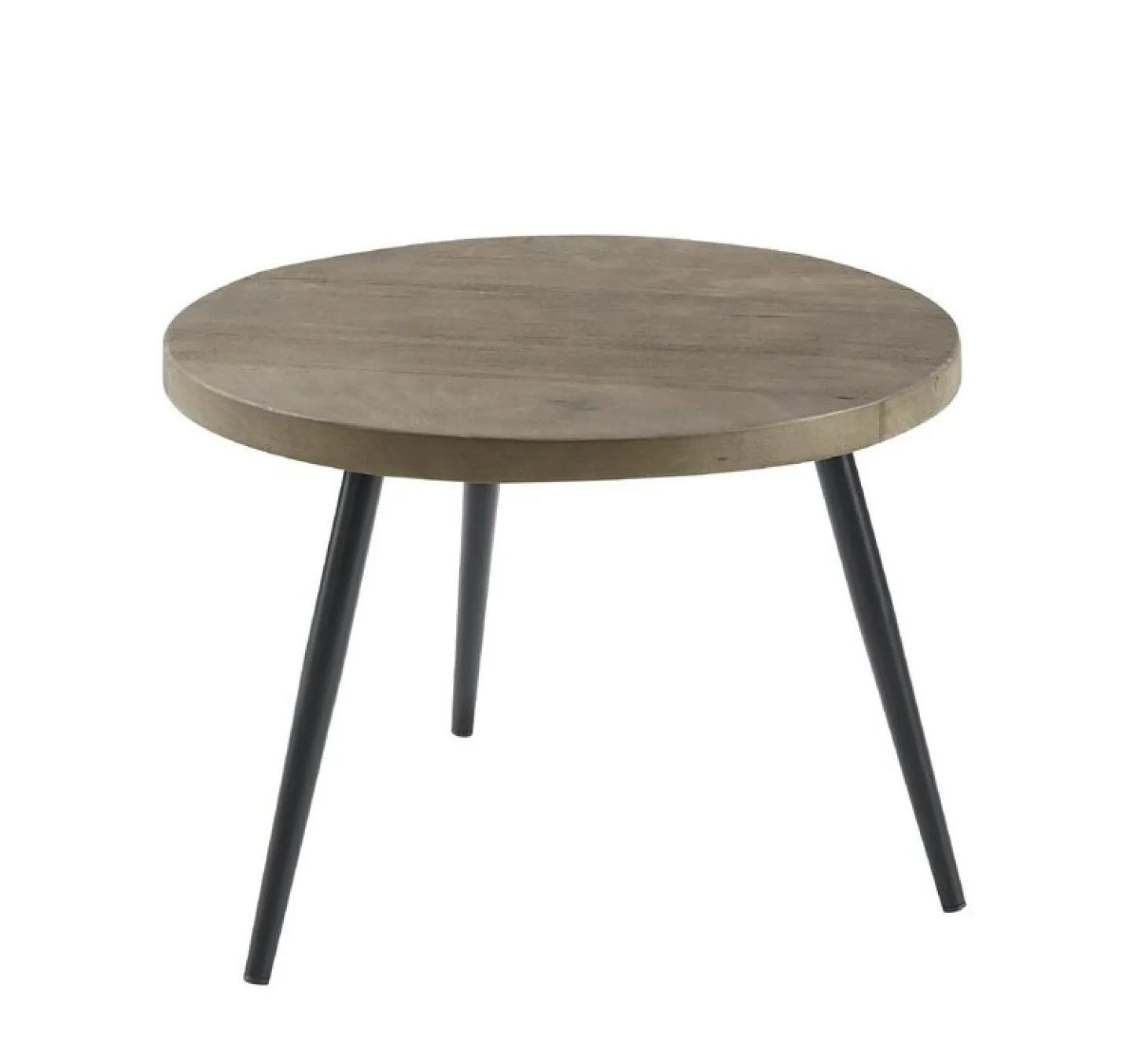 Bijzettafel Fidanza Rond 50 mango grijs