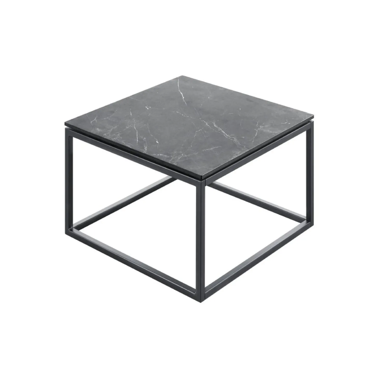 Bijzettafel Lineto (55 Cm) zwart keramiek