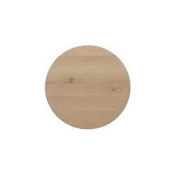 Bijzettafel Tavolo Rond 60 eiken naturel grijs 3-poot