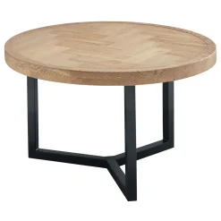 Bijzettafel Vinito 60 cm rond (1 stuk) eiken fineer naturel