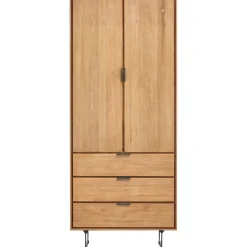 Boekenkast Aska (80 Cm) teak naturel brushed