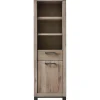 Boekenkast HEVANO (57 CM) eikenhout moose