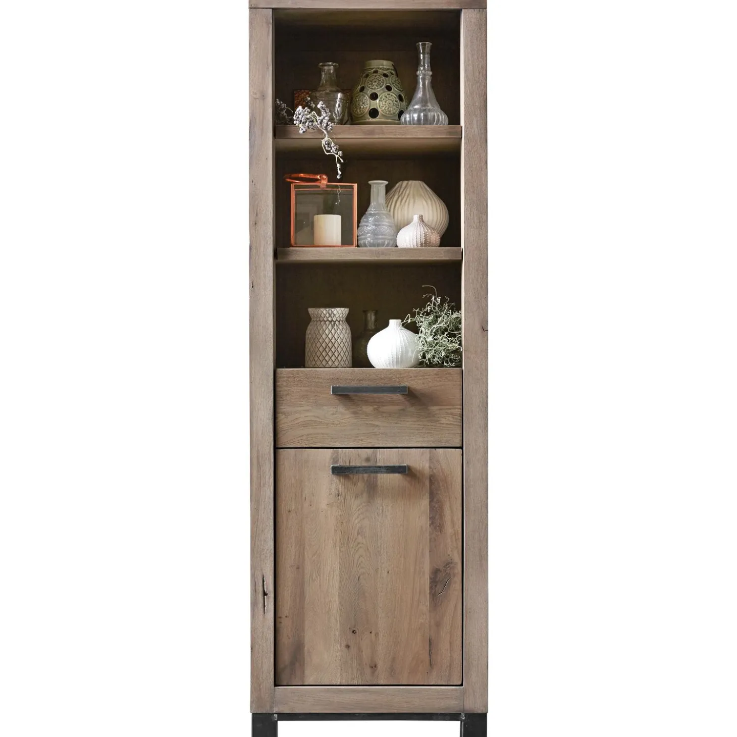 Boekenkast HEVANO (57 CM) eikenhout moose