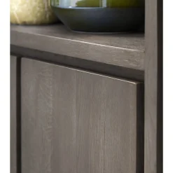 Boekenkast Lavio (86 cm) eiken grafiet