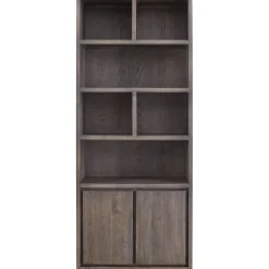 Boekenkast Lavio (86 cm) eiken grafiet