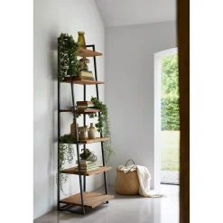 Boekenkast ROMARO Teak mix rough