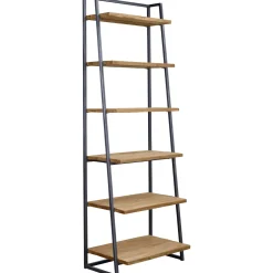 Boekenkast ROMARO Teak mix rough