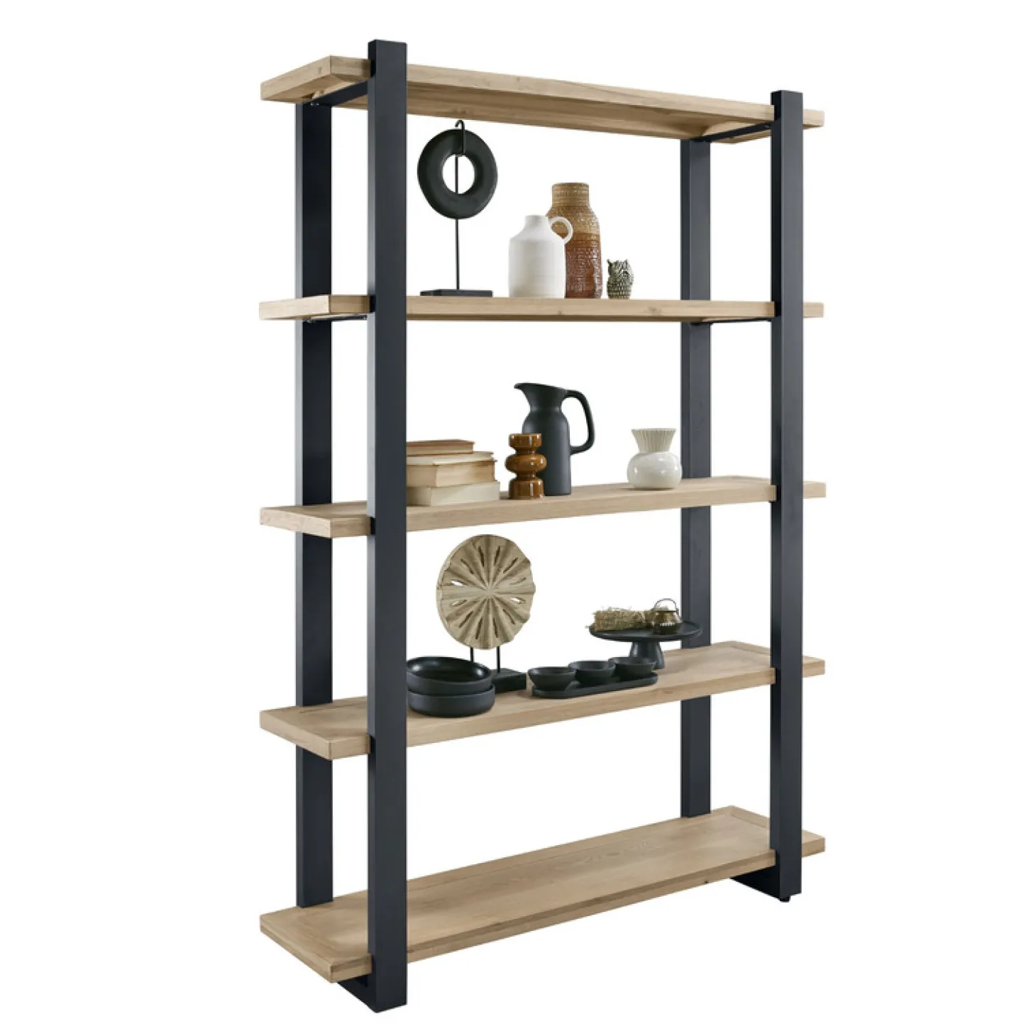 Boekenkast VERATO (150 CM) naturel grey