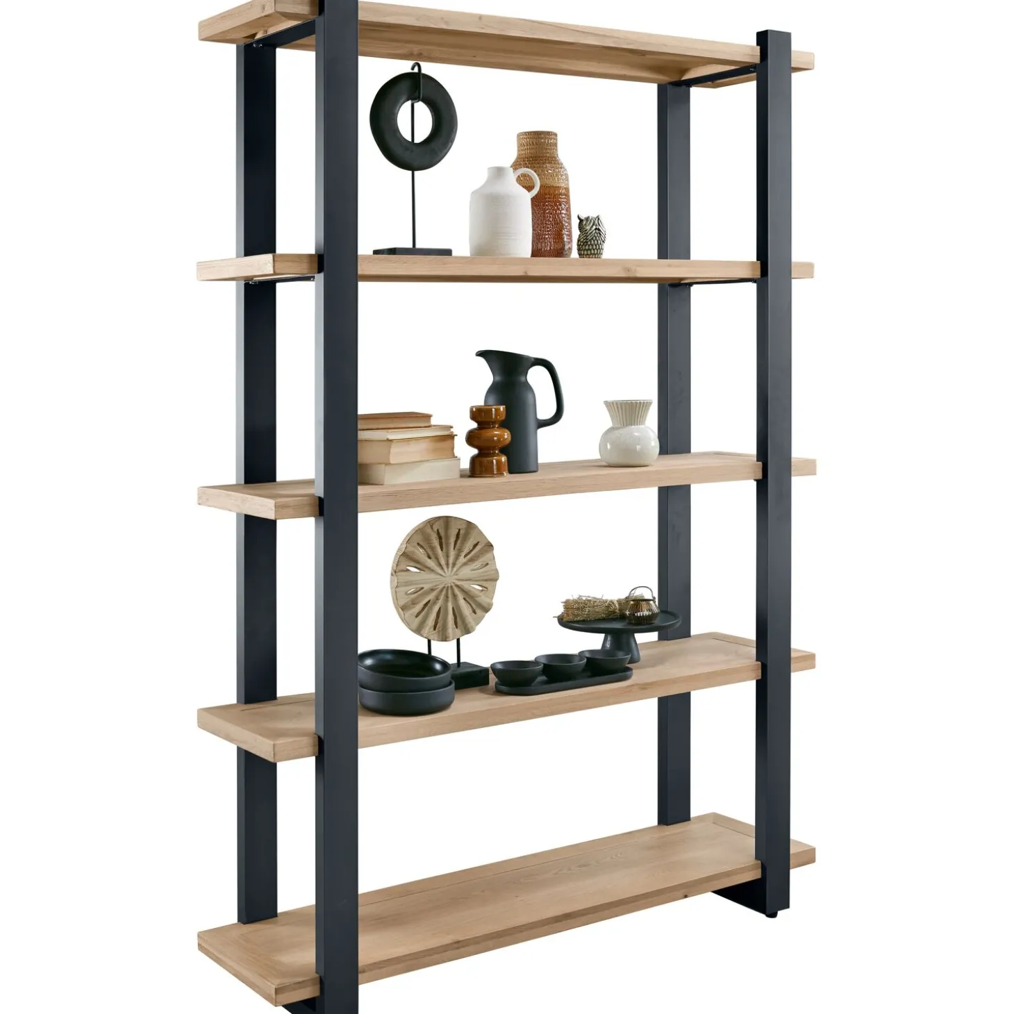 Boekenkast VERATO (150 CM) naturel grey