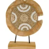 Decoratiebeeld Diveria Teakhout met vormpjes
