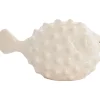 Decoratiebeeld Mannu Vis keramiek beige small