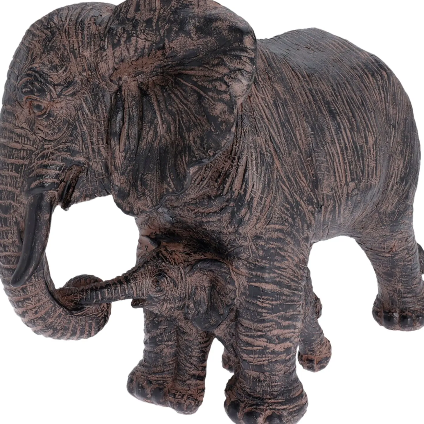 Decoratiebeeld Mussolente Olifant met baby