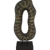 Decoratiebeeld Positano S goud zwart