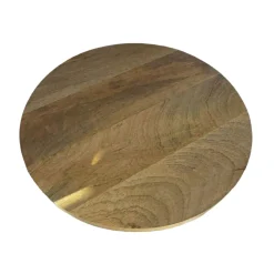 Decoratieschaal Lomnato Naturel hout 40 cm rond