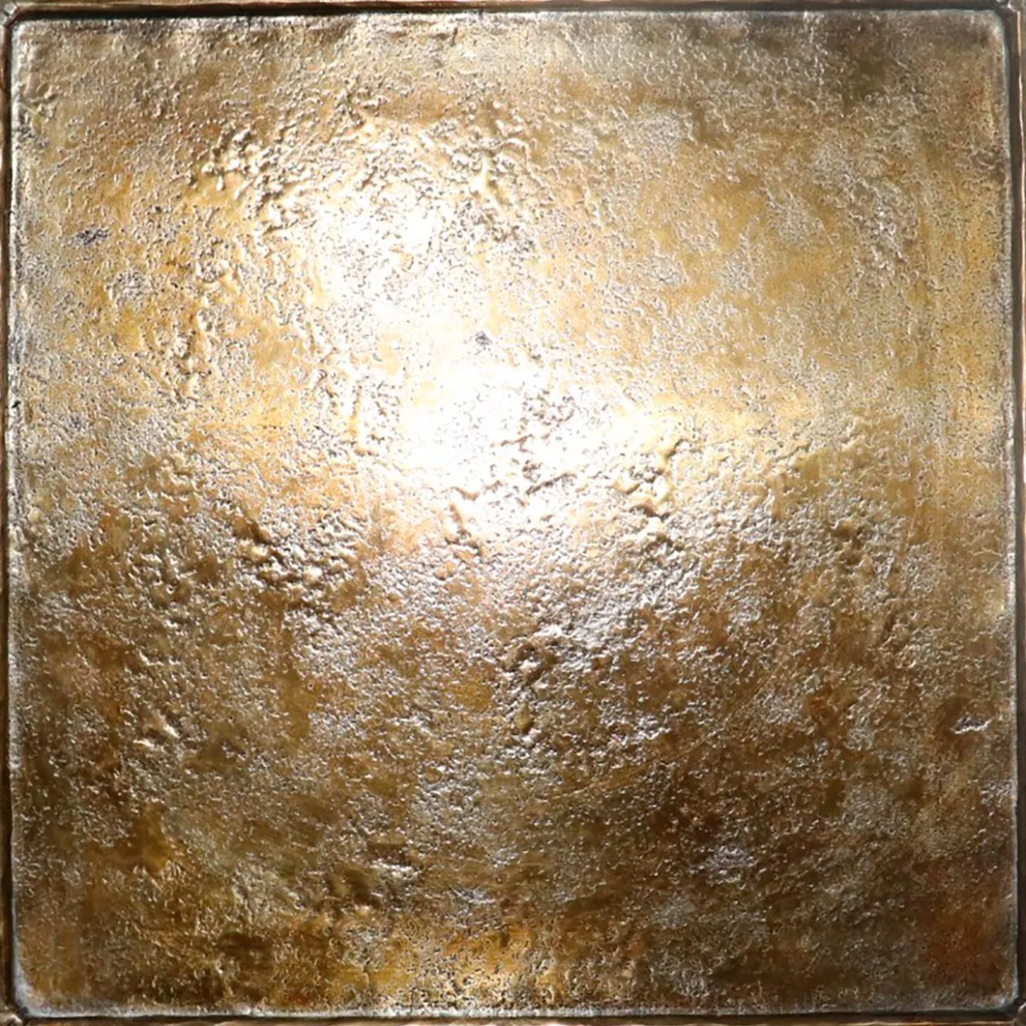 Decoratieschaal Trebbia 30 cm vierkant brons