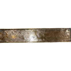 Decoratieschaal Trebbia 7,5x38 cm rechthoekig brons