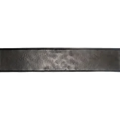 Decoratieschaal Trebbia 7,5x38 cm rechthoekig zwart