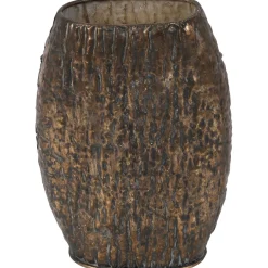 Decoratievaas Mingardo S brons ovaal