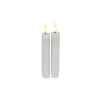 Dinerkaars Benevento LED small wit rond set van 2