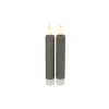 Dinerkaars Benevento LED small grijs rond set van 2