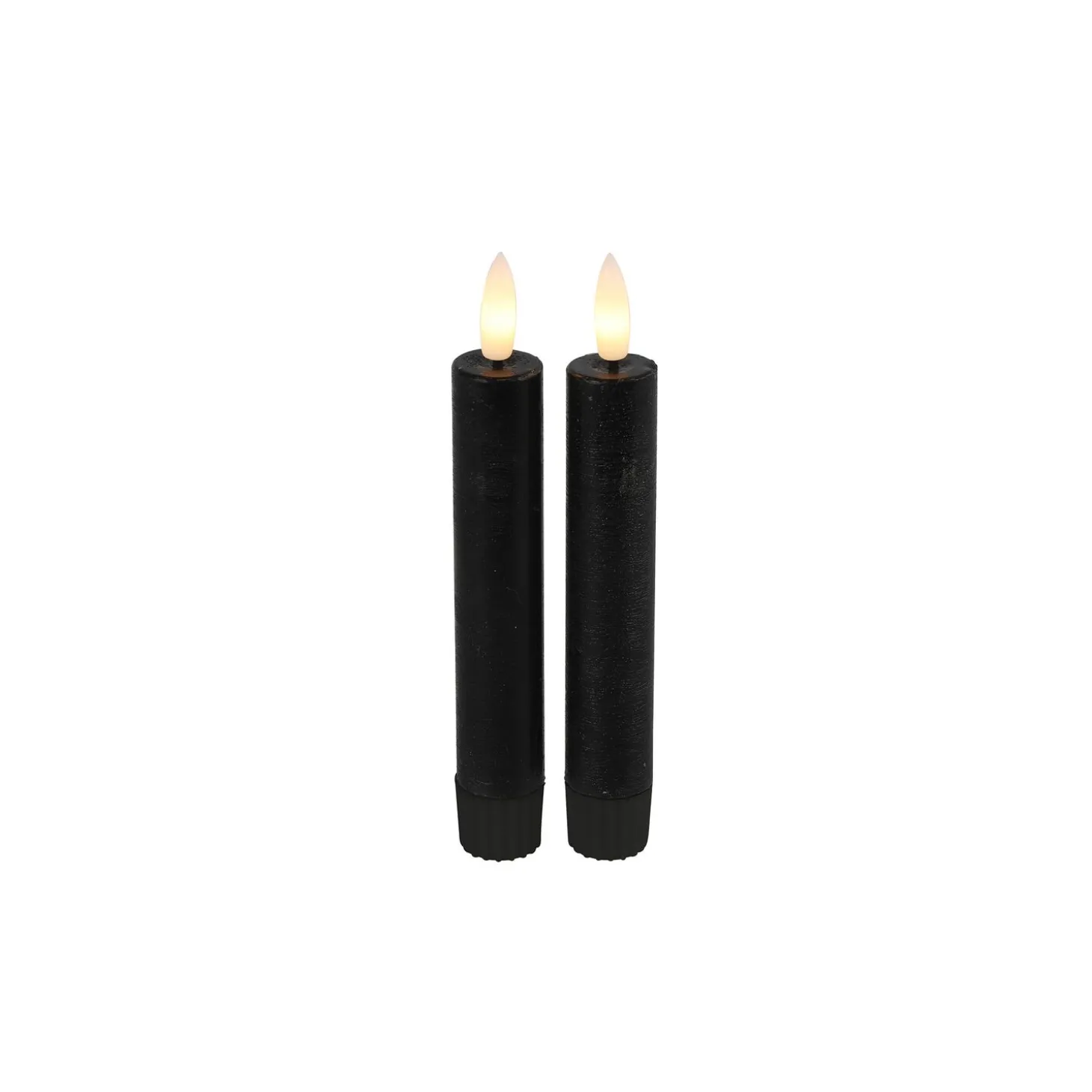 Dinerkaars Benevento LED small zwart rond set van 2