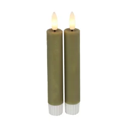 Dinerkaars Benevento LED small beige rond set van 2