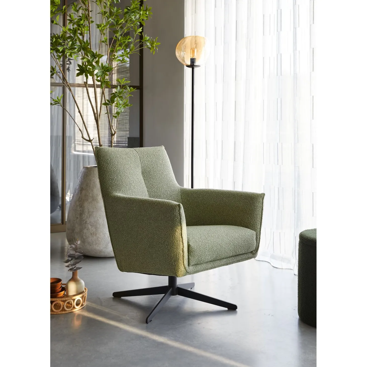Draaifauteuil Dono Groen