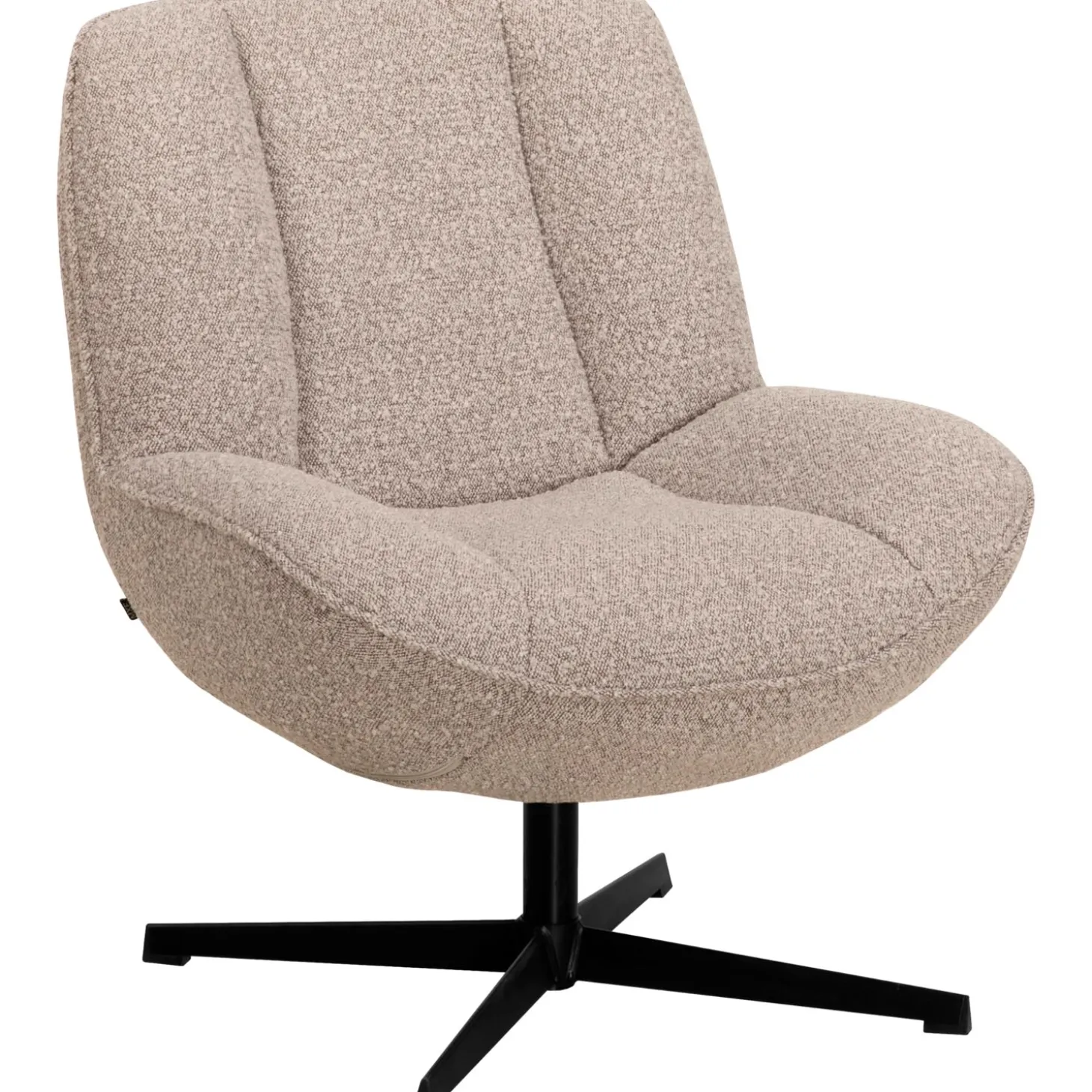 Draaifauteuil Fortenza Bouclé beige