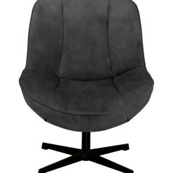 Draaifauteuil Fortenza Velvet antraciet