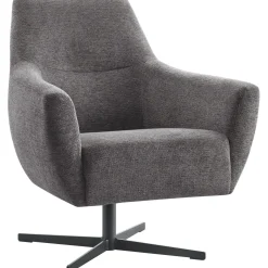 Draaifauteuil Gudo Donkergrijs