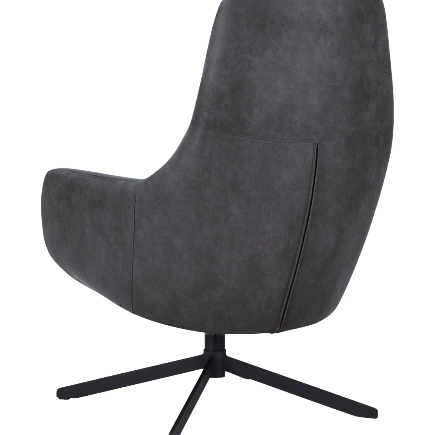 Draaifauteuil Vaneze Microleder antraciet