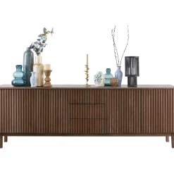 Dressoir Arrosto Eikenhout 76x225x45 cm Dark Roast