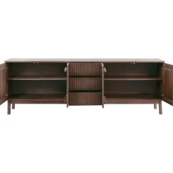 Dressoir Arrosto Eikenhout 76x225x45 cm Dark Roast