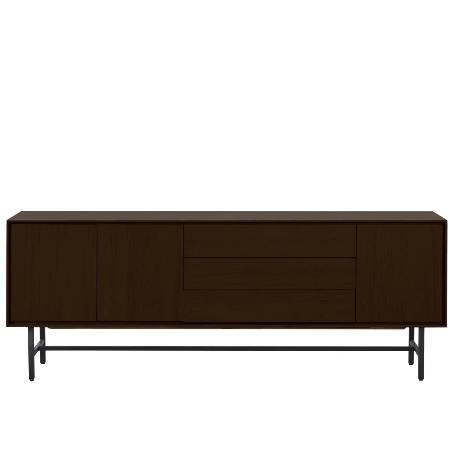 Dressoir Belvio 205 cm dark oak