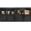 Dressoir CARPINO (180 cm) metaal glas