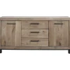 Dressoir HEVANO (162 cm) eikenhout moose