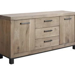 Dressoir HEVANO (162 cm) eikenhout moose