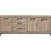 Dressoir HEVANO (207 cm) eikenhout moose