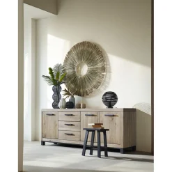 Dressoir HEVANO (207 cm) eikenhout moose