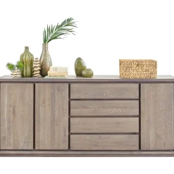 Dressoir Lavio (203 cm) eiken slate