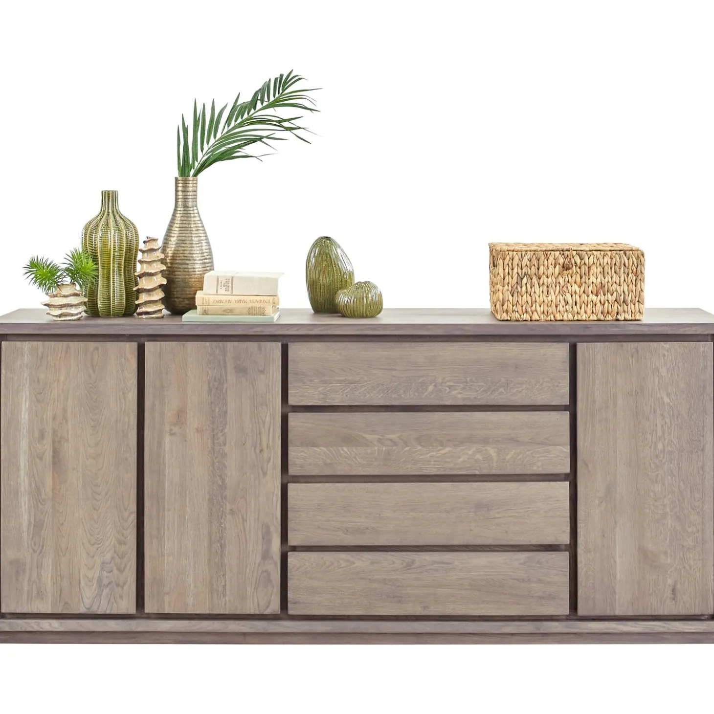 Dressoir Lavio (203 cm) eiken slate