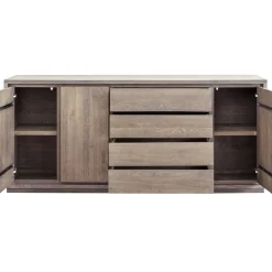 Dressoir Lavio (203 cm) eiken slate