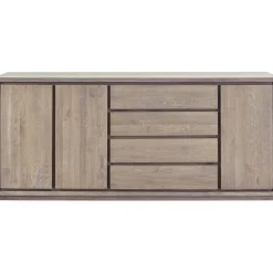 Dressoir Lavio (203 cm) eiken slate